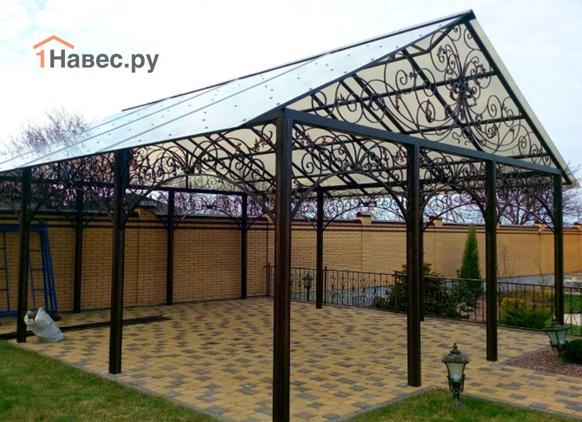 Навес из поликарбоната