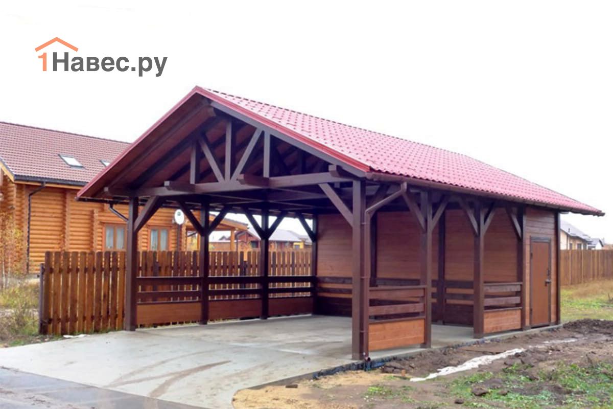 Навес из поликарбоната